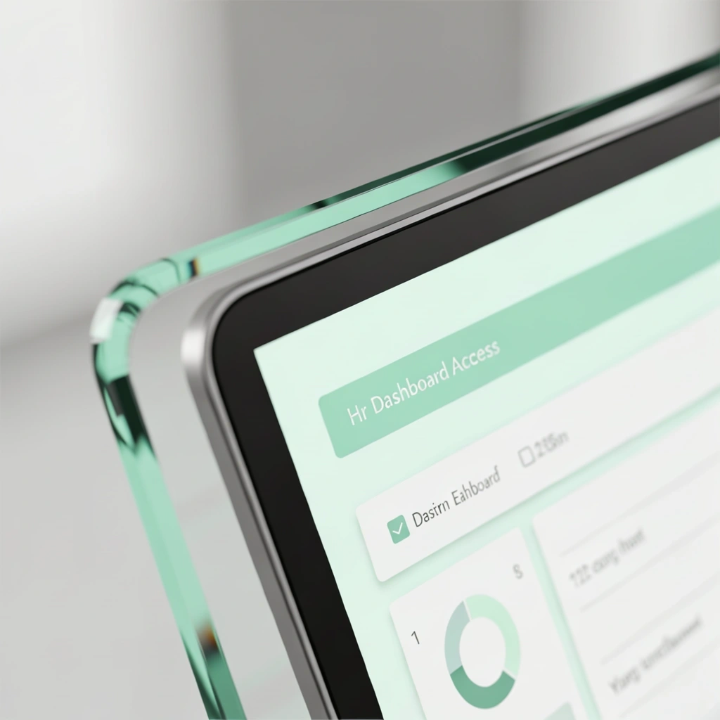 Digital finance dashboard overview